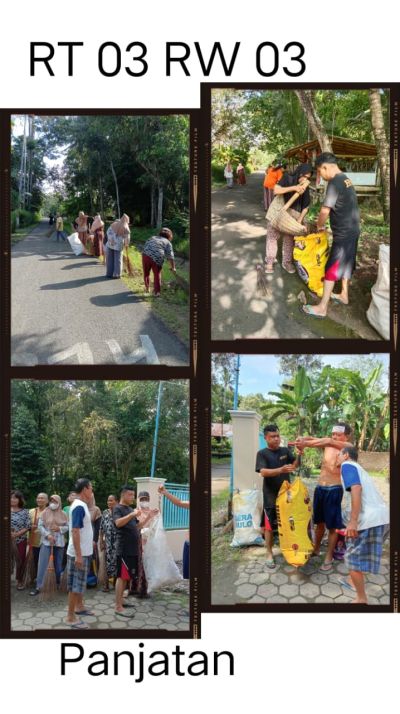 KEGIATAN WORLD CLEANUP DAY INDONESIA  KELURAHAN PANJATAN