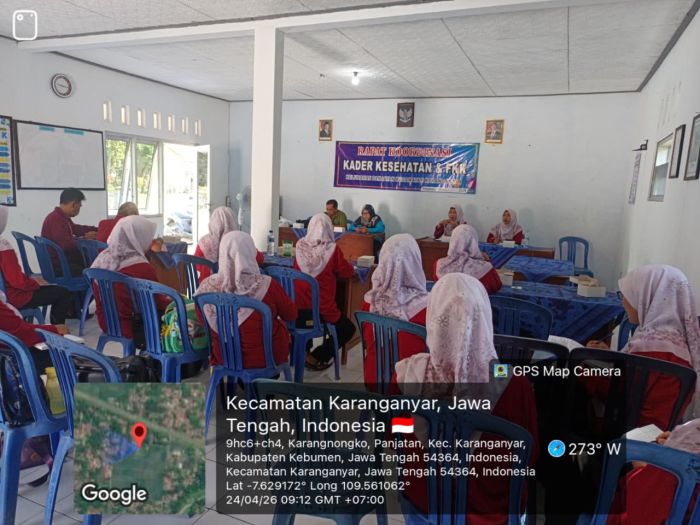 Rapat Koordinasi Pelaksanaan Integrasi Layanan Primer (ILP)  di Posyandu Kelurahan Panjatan 01