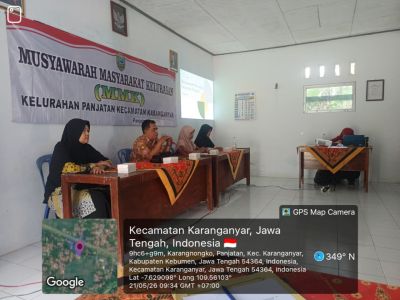 Musyawarah Masyarakat Kelurahan (MMK) Kelurahan Panjatan Bahas Peningkatan Kesehatan Masyarakat