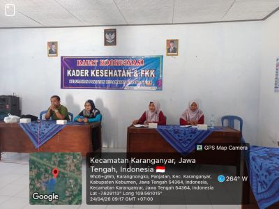 Rapat Koordinasi Pelaksanaan Integrasi Layanan Primer (ILP)  di Posyandu Kelurahan Panjatan
